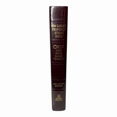 NEW Tim LaHaye Prophecy Study Bible, NKJV, Red Letter, Burgundy Genuine Leather