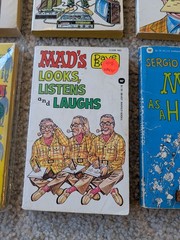 MAD Magazine Paperback Lot 8 Vintage Al Jaffee Dave Berg William Gaines 1970s