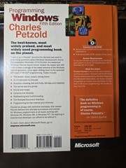 Programming Windows Fifth Edition Charles Petzold Hardcover Microsoft Press Win…