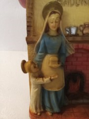 The Kitchen. Madona Display Resin Plake Figurine Unbranded.