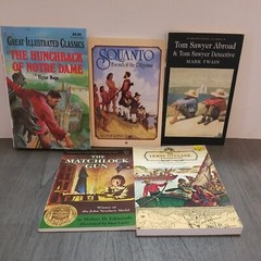 Lot of 11 Mixed Random Children’s Books and Young Adult Novels, Classic Stories