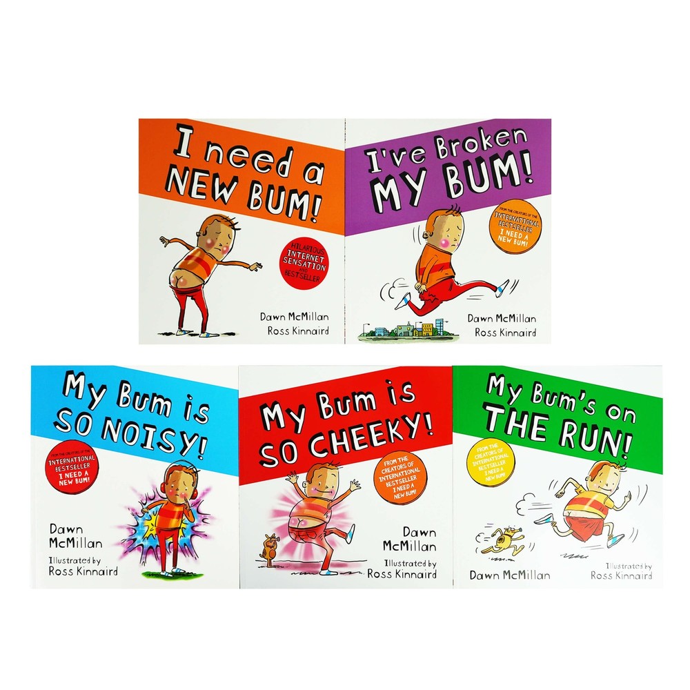 New Bum Series by Dawn McMillan 5 Book Collection Set – Ages 3-6 – Paperback