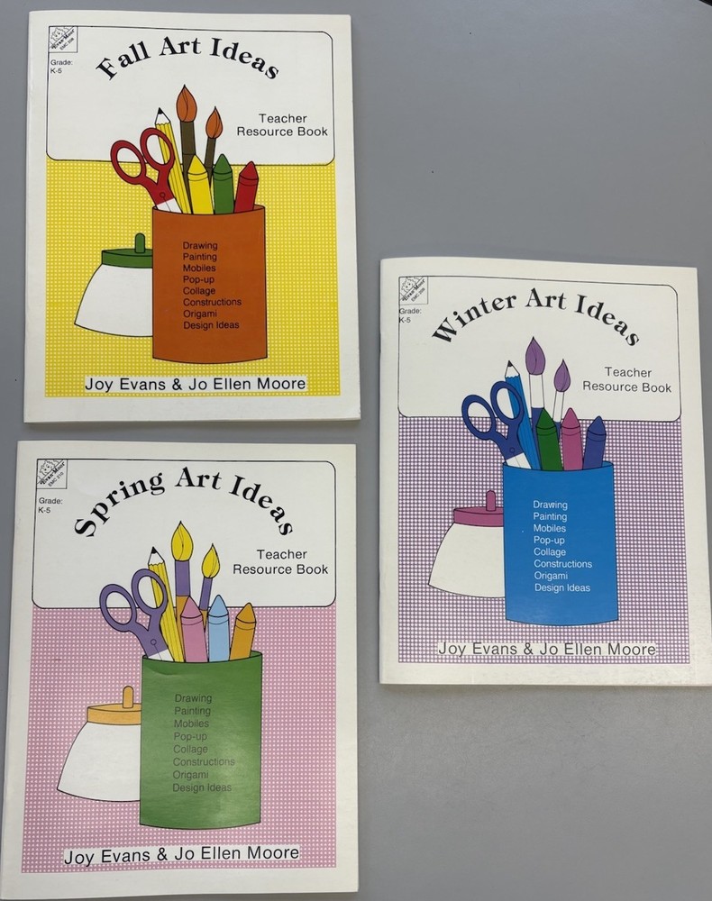 Fall, Spring, And Winter Art Ideas – Lot Of 3 Books
