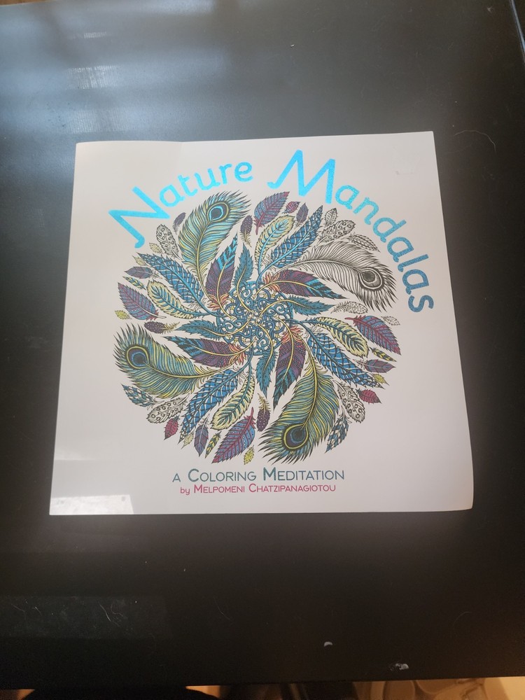 Nature Mandalas Coloring Books, A Coloring Meditation, by Chatzipanagiotou
