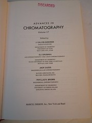 Advances in Chromatography Vol 17 Giddings Grushka 1979 Marcel Dekker Science