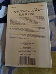 Aspects Of The Novel by E. M. Forster Book