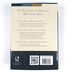 Reformation Heritage KJV Study Bible New Sealed Leather Like Two-Tone Beeke