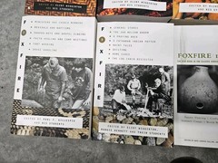 Foxfire Book Lot Volumes 1-4, 7, 9, 12 and 45 Years