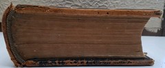 Antique 1873 Complete Domestic Bible Illus. Leather Apocrypha Maps Travels