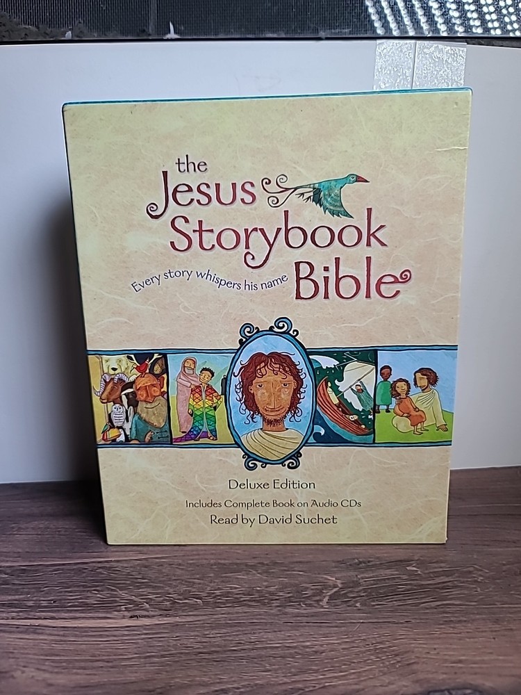 Jesus Storybook Bible Deluxe Edition Book & CDs by Sally Lloyd-Jones NEW