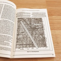 U.S. Army Guide to Map Reading Book Every Aspect Land Navigation Illustrations