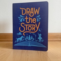 NEW Piccadilly Draw The Story Journal Guided Sketchbook w/ 100 Drawing Prompts