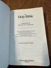 Holy Bible RSV Burgundy Leather Concordance Gilded Page Edges 1982 Holman