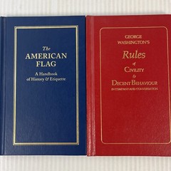 Washington’s Rules of Civility and The American Flag History and Etiquette Lot
