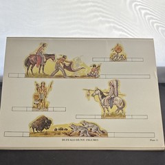 Matthew Kalmenoff Plains Indians Diorama to Cut & Assemble PB Illustrated 1975