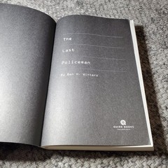 The Last Policeman Ben H. Winters 2012 Edgar Award Winner Quirk Books