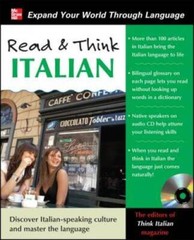 Read and Think Italian with Audio CD (Read & Think) – Paperback – VERY GOOD