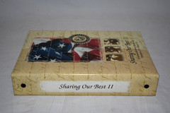 Sharing Our Best II Cookbook Binder Ft. Meade, VA 2002 Morris Press