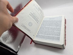 Holy Bible Concordance RSV Holman tabbed french morocco leather 1962