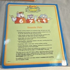 Vtg World Book Early World of Learning Board Book Lot of 9 Illus 1987 Alphabet