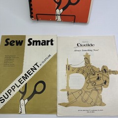 Sew Smart Signed! Clotilde Joy Lawrence 1983 Wovens Knits Ultra Suede Fabrics