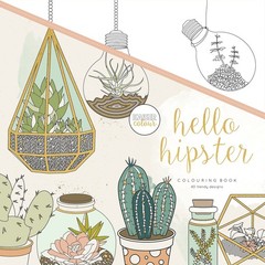 Kaisercraft Hipster-Kaiser Coloring Book, 24.89×24.63×0.76 cm, Multicolour