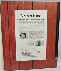 Album of Horses by Marguerite Henry, Illustrated by Wesley Dennis, 1965