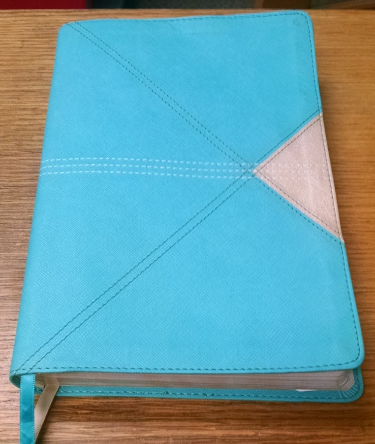 Nasb, Thinline Bible, Giant Print, Leathersoft, Teal, Red Letter Edition, 1995 T