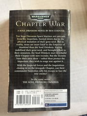 Warhammer 40k Soul Drinkers Chapter War by Ben Counter 416 pages