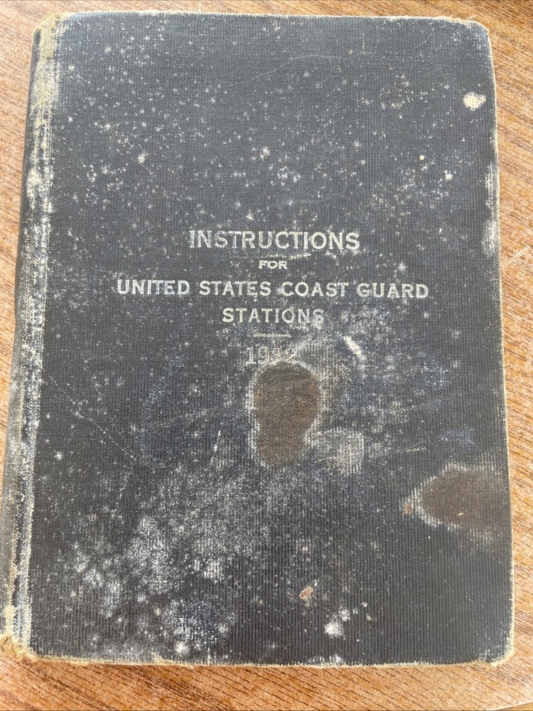 Instructions For US Coast Guard Stations 1922-named
