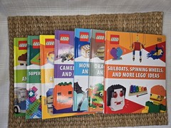 Lot of 7 DK Lego Bulding, Creating, Imagination Books Kids Beginners EUC