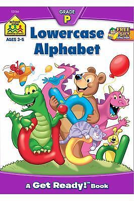 School Zone – Lowercase Alphabet Workbook – 32 Pages, Ages 3 to 5, Preschool to