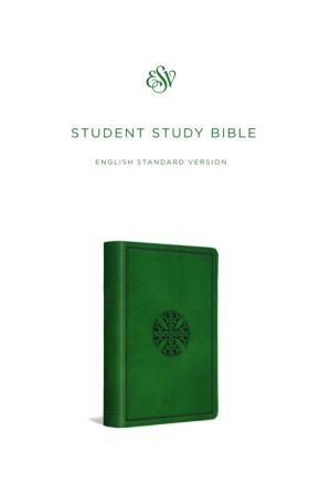 ESV Student Study Bible, Trutone, Green with Mosaic Cross Design .. NEW
