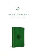 ESV Student Study Bible, Trutone, Green with Mosaic Cross Design .. NEW
