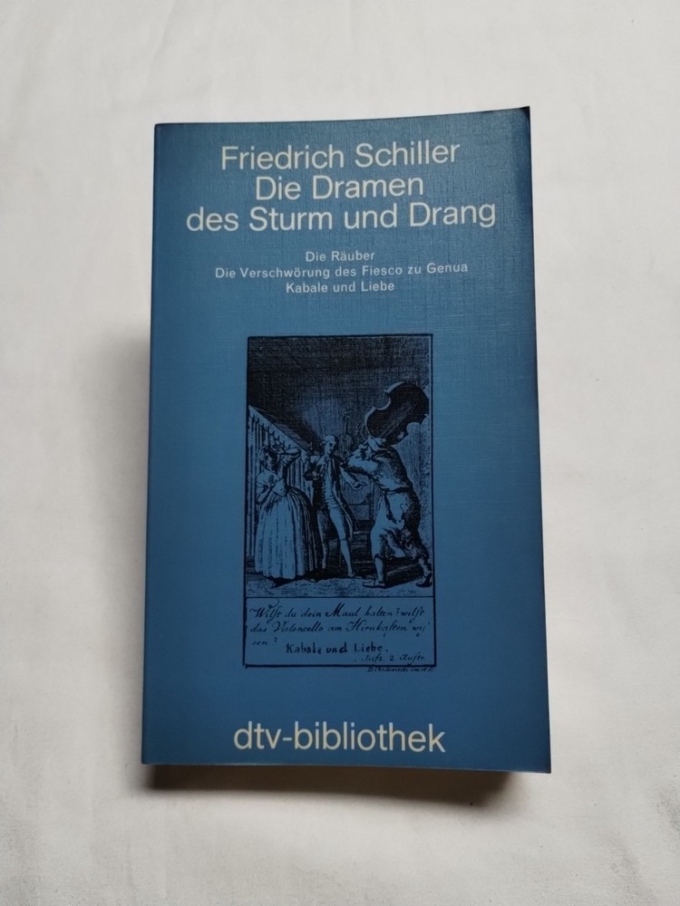 Die Dramen des Sturm & Drang by Friedrich Schiller 1978 Vintage Paperback