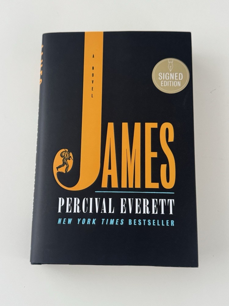 SIGNED – JAMES Percival Everett 1st Edition HC DJ NYT Best Seller Barnes