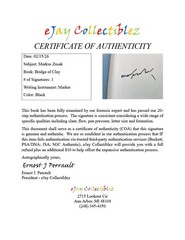 Markus Zusak SIGNED Bridge of Clay A Novel 2018 First Edition Hardcover COA