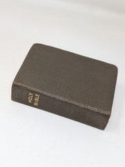 Vintage 1940s Miniature Holy Bible KJV Oxford Ruby 32mo Pocket Bible 40s
