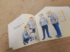 1979 The Fire House Book. A Golden Shape Book. By Colin Bailey