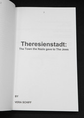 THERESIENSTADT: THE TOWN THE NAZIS GAVE TO THE JEWS by SCHIFF 2006, SIGNED PB NF