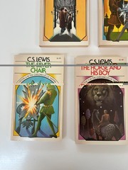 VINTAGE UNREAD 1970’s Chronicles of Narnia Box Set 1-7 C.S. Lewis Pauline Baynes