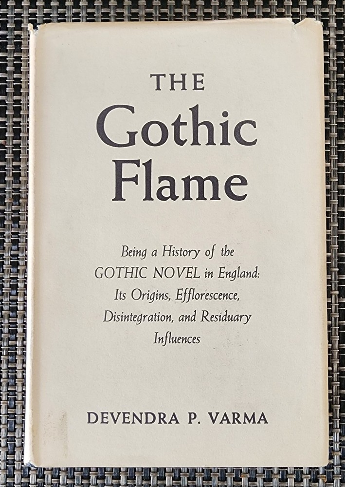 The Gothic Flame Devendra P Varma 1966 Russell & Russell Gothic Novel History