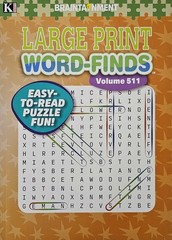 5 New Large Print Word-Finds Puzzle Books Kappa Games Vol #474-512~ Search,Hunt