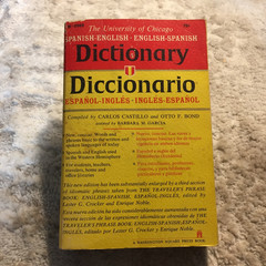 The University Of Chicago Spanish English English Spanish Dictionary Otto F Bond