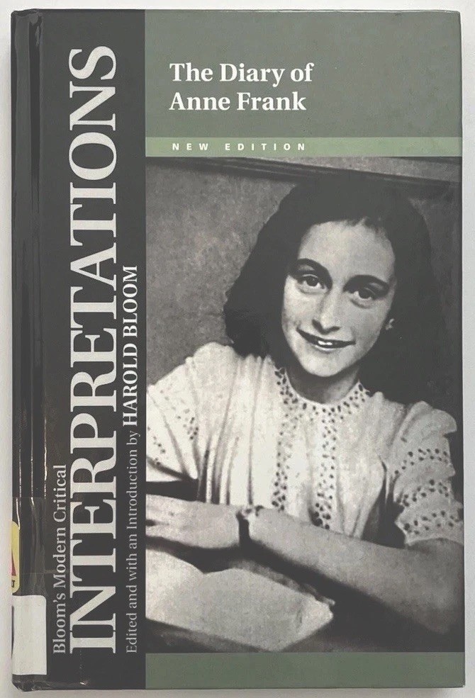 The Diary Of Ann Frank Hardcover Harold Bloom Critical Interpretations