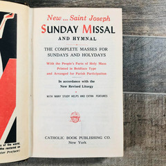 Religious Book Collection Lot of 8 Sunday Missal Hymnal Gospel Songs Christian