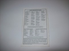 Porter Cable Hinge Butt Templet Model #59380 Instruction Manual, x