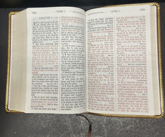 Holy Bible King James Giant Print Brown Bonded Leather Christian Heritage Publ