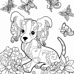 Chinese Crested The Coloring Book so Cute 100 pages Fun For all Ages No 4 of 20