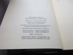 The Dark Tower II : The Drawing of the Three by Stephen King – 1987 1st Ed HCDJ